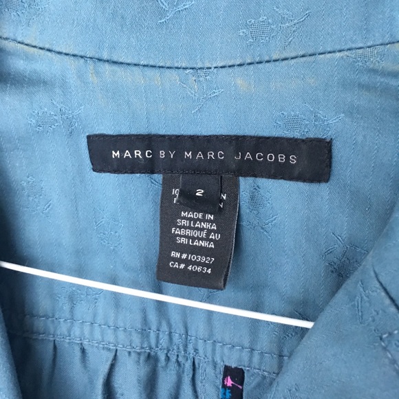 Marc by Marc Jacobs blue blouse or jacket - Picture 2 of 5